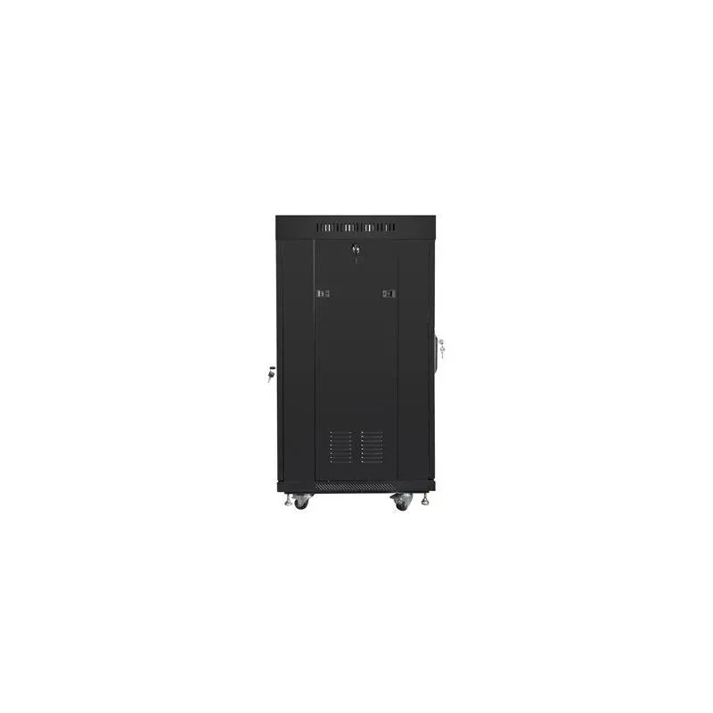 Szafa instalacyjna Rack stojąca 19" 22U 600x600 czarna | PartsPC.pl