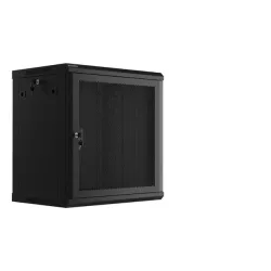 Szafa instalacyjna Rack wisząca 19" 12U 600x450 czarna | PartsPC.pl