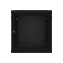 Szafa instalacyjna Rack wisząca 19" 12U 600x450 czarna | PartsPC.pl