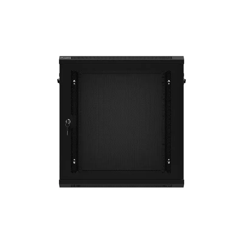 Szafa instalacyjna Rack wisząca 19" 12U 600x450 czarna | PartsPC.pl