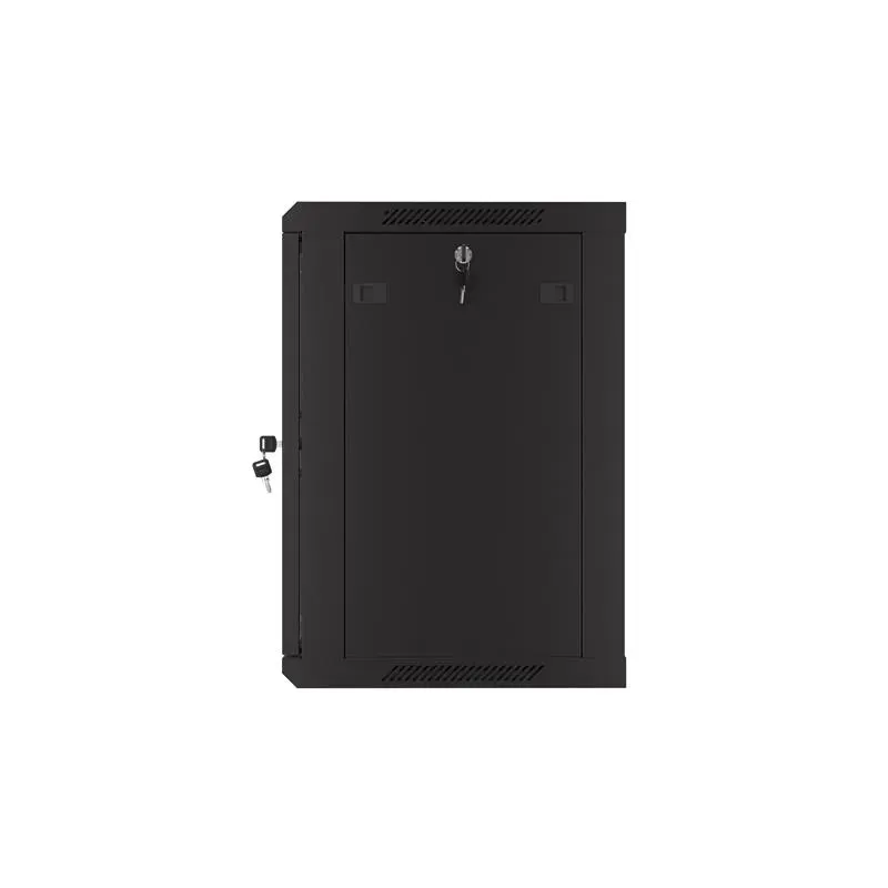 Szafa instalacyjna Rack wisząca 19" 12U 600x450 czarna | PartsPC.pl