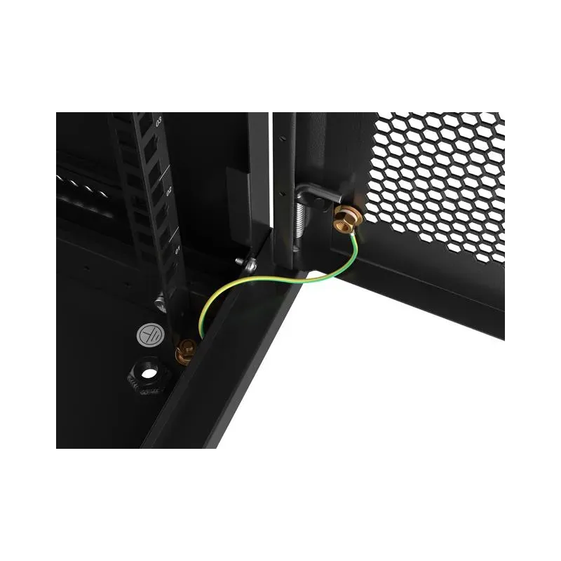 Szafa instalacyjna Rack wisząca 19" 12U 600x450 czarna | PartsPC.pl