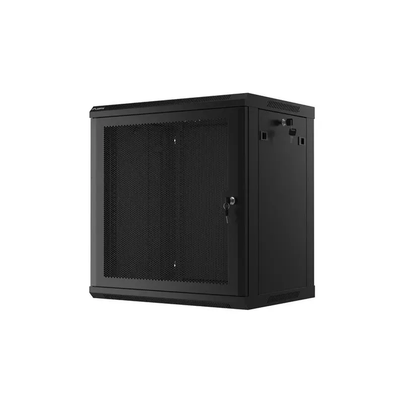 Szafa instalacyjna Rack wisząca 19" 12U 600x450 czarna | PartsPC.pl
