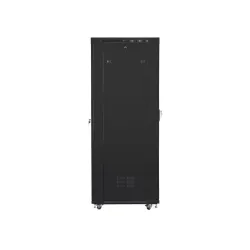 Szafa instalacyjna Rack stojąca 19" 27U 800x1200 Drzwi Perforowane czarna