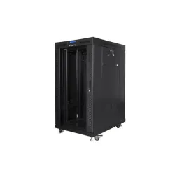 Szafa instalacyjna Rack stojąca 19" 22U 800x1000 czarna | PartsPC.pl