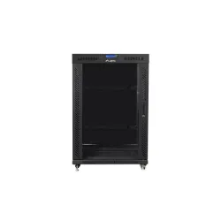 Szafa instalacyjna Rack stojąca 19" 22U 800x1000 czarna | PartsPC.pl