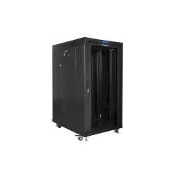 Szafa instalacyjna Rack stojąca 19" 22U 800x1000 czarna | PartsPC.pl