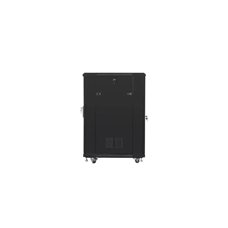 Szafa instalacyjna Rack stojąca 19" 22U 800x800 czarna | PartsPC.pl