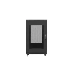 Szafa instalacyjna Rack stojąca 19" 22U 800x800 czarna | PartsPC.pl