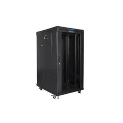 Szafa instalacyjna Rack stojąca 19" 22U 600x800 czarna... | PartsPC.pl