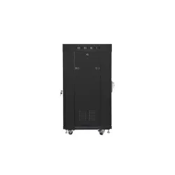 Szafa instalacyjna Rack stojąca 19" 22U 600x600 czarna | PartsPC.pl
