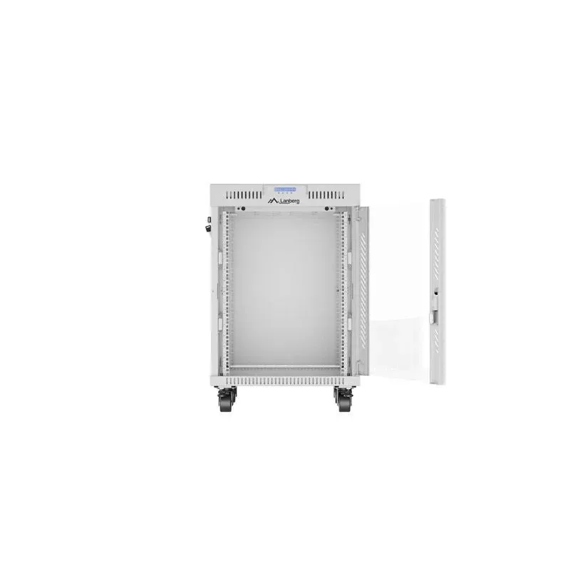 Szafa instalacyjna Rack stojąca 19" 15U 600x600 szara | PartsPC.pl