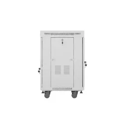 Szafa instalacyjna Rack stojąca 19" 15U 600x600 szara | PartsPC.pl