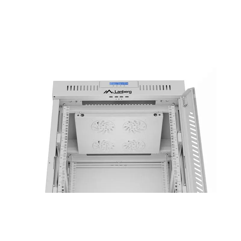 Szafa instalacyjna Rack stojąca 19" 15U 600x600 szara | PartsPC.pl