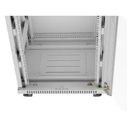 Szafa instalacyjna Rack stojąca 19" 15U 600x600 szara | PartsPC.pl