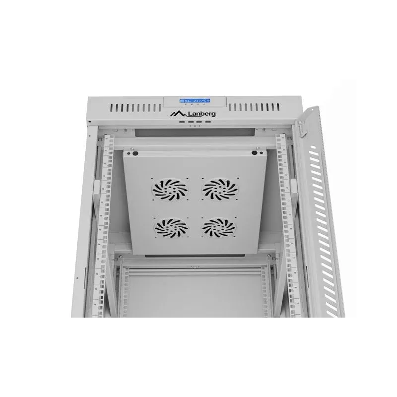 Szafa instalacyjna Rack stojąca 19" 22U 600x800 szara | PartsPC.pl