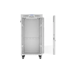 Szafa instalacyjna Rack stojąca 19" 22U 600x800 szara | PartsPC.pl