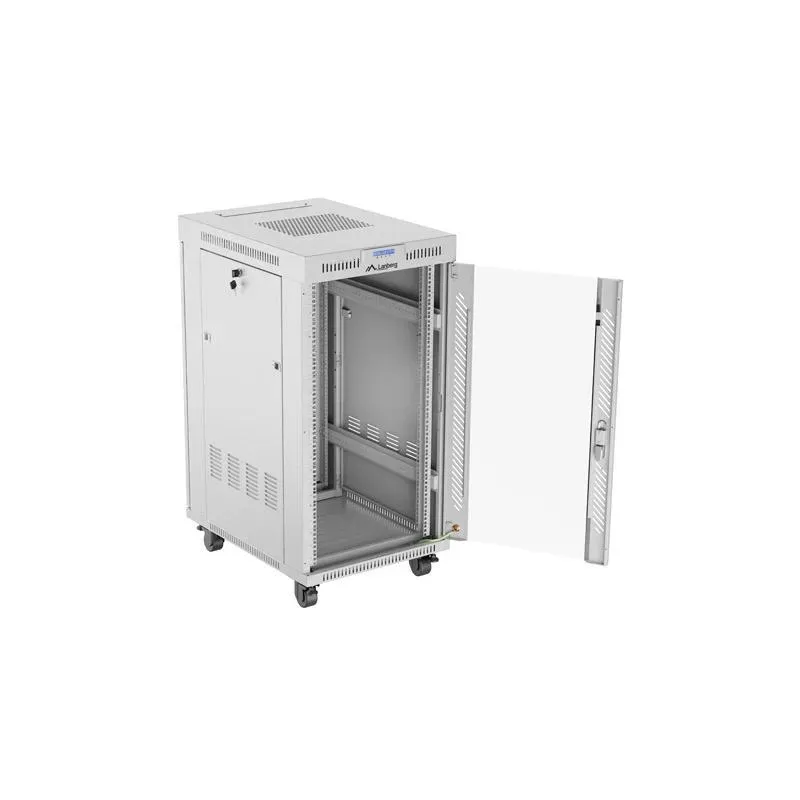 Szafa instalacyjna Rack stojąca 19" 22U 600x800 szara | PartsPC.pl