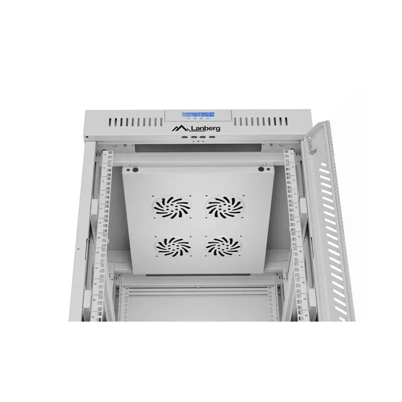 Szafa instalacyjna Rack stojąca 19" 15U 600x800 szara | PartsPC.pl