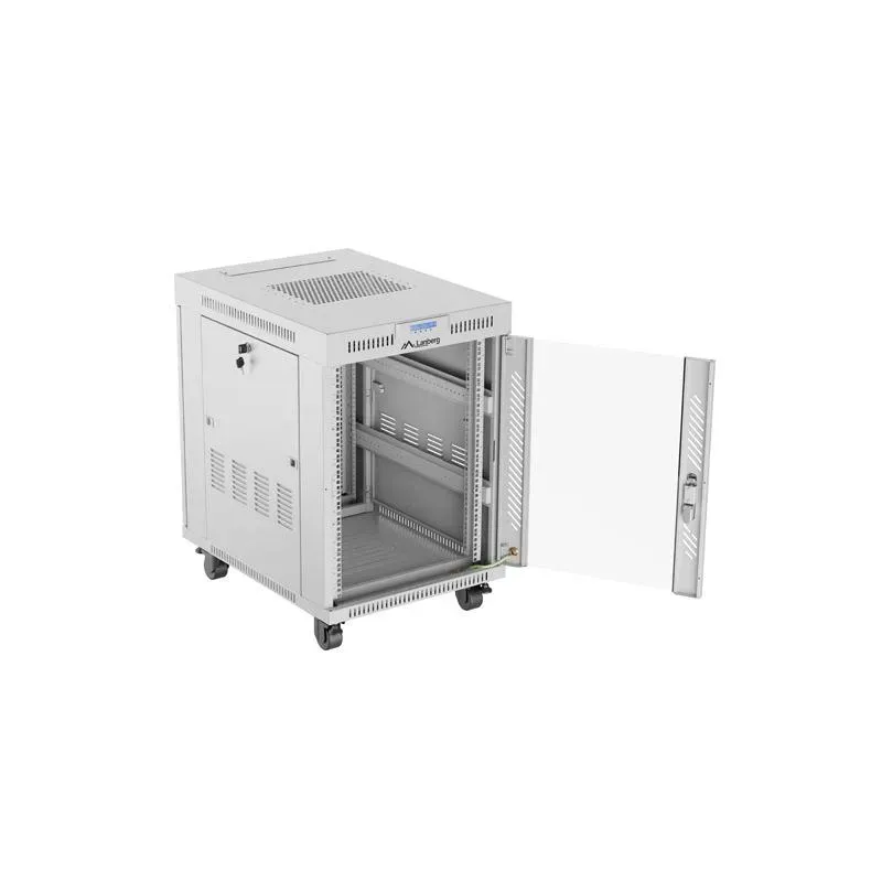 Szafa instalacyjna Rack stojąca 19" 15U 600x800 szara | PartsPC.pl