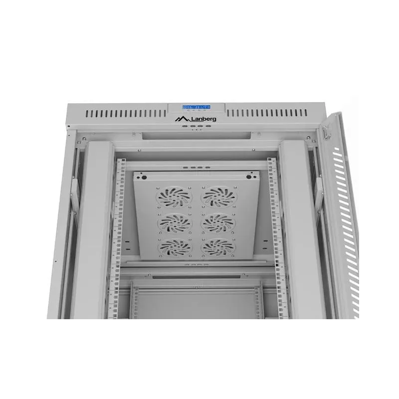 Szafa instalacyjna Rack stojąca 19" 42U 800x1000 szara | PartsPC.pl