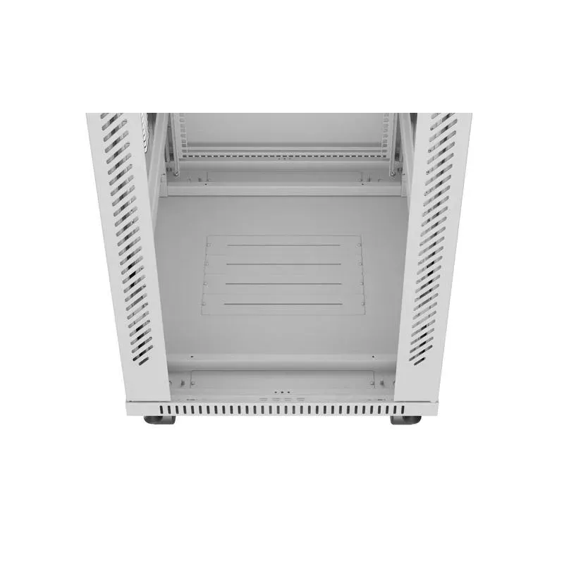 Szafa instalacyjna Rack stojąca 19" 42U 600x800 szara | PartsPC.pl