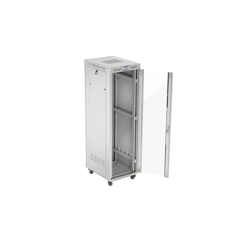 Szafa instalacyjna Rack stojąca 19" 42U 600x800 szara | PartsPC.pl