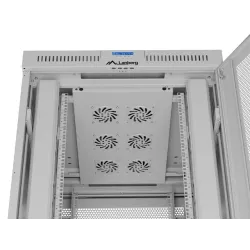 Szafa instalacyjna Rack stojąca 19" 42U 800x1000 szara | PartsPC.pl