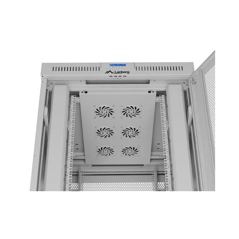 Szafa instalacyjna Rack stojąca 19" 42U 800x1000 szara | PartsPC.pl