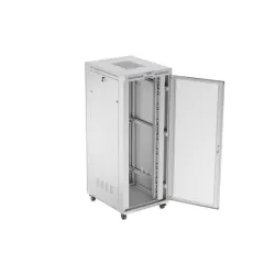 Szafa instalacyjna Rack stojąca 19" 42U 800x1000 szara | PartsPC.pl