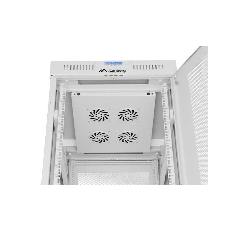 Szafa instalacyjna Rack stojąca 19" 27U 600x800 szara | PartsPC.pl