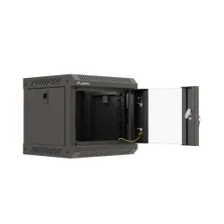 Szafa instacyjna Rack Lanberg Wisząca 10" 4U 300x300 Drzwi Przeszkolone