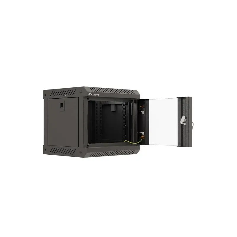 Szafa instacyjna Rack Lanberg Wisząca 10" 4U 300x300 Drzwi Przeszkolone