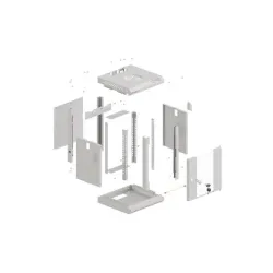 Szafa instacyjna Rack Lanberg Wisząca 10" 4U 300x300 | PartsPC.pl