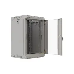 Szafa instalacyjna Rack Lanberg Wisząca 10" 9U 300x300 Drzwi Przeszklone