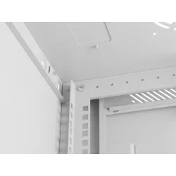 Szafa instalacyjna Lanberg rack wisząca 19" 9U 600x450 drzwi perforowane
