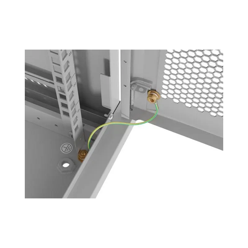 Szafa instalacyjna Lanberg rack wisząca 19" 9U 600x450 drzwi perforowane