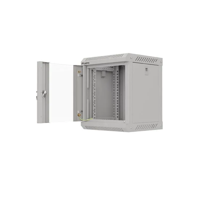 Szafa instalacyjna Rack Lanberg Wisząca 10" 6U 300x300 Drzwi przeszklone