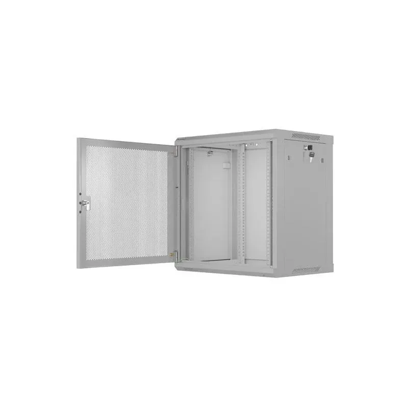 Szafa instalacyjna Rack wisząca 19" 12U 600x450 szara | PartsPC.pl