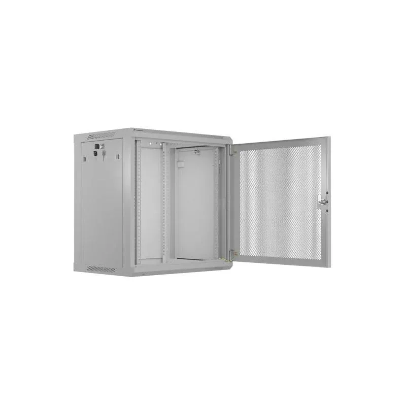 Szafa instalacyjna Rack wisząca 19" 12U 600x450 szara | PartsPC.pl