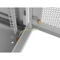 Szafa instalacyjna Rack wisząca 19" 12U 600x450 szara | PartsPC.pl