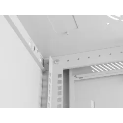 Szafa instalacyjna Rack wisząca 19" 12U 600x450 szara | PartsPC.pl