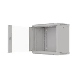 Szafa instalacyjna Rack wisząca 19" 9U 540x350 szara | PartsPC.pl