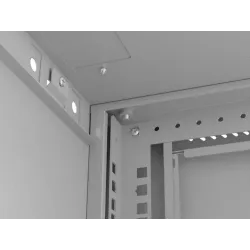 Szafa instalacyjna Rack wisząca 19" 9U 540x350 szara | PartsPC.pl