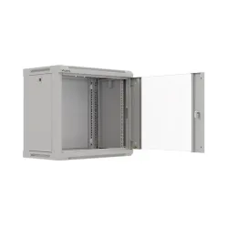 Szafa instalacyjna Rack wisząca 19" 9U 540x350 szara | PartsPC.pl