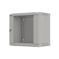Szafa instalacyjna Rack wisząca 19" 9U 540x350 szara | PartsPC.pl