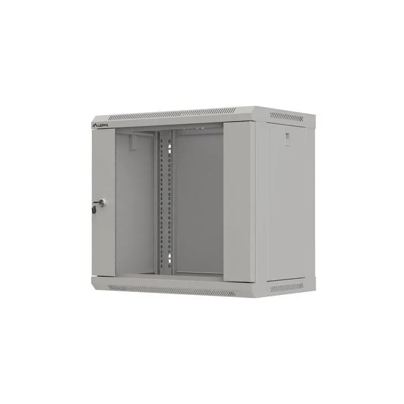 Szafa instalacyjna Rack wisząca 19" 9U 540x350 szara | PartsPC.pl