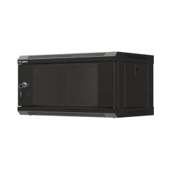 Szafa instalacyjna Rack wisząca 19" 4U 540x350 czarna | PartsPC.pl