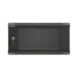Szafa instalacyjna Rack wisząca 19" 4U 540x350 czarna | PartsPC.pl