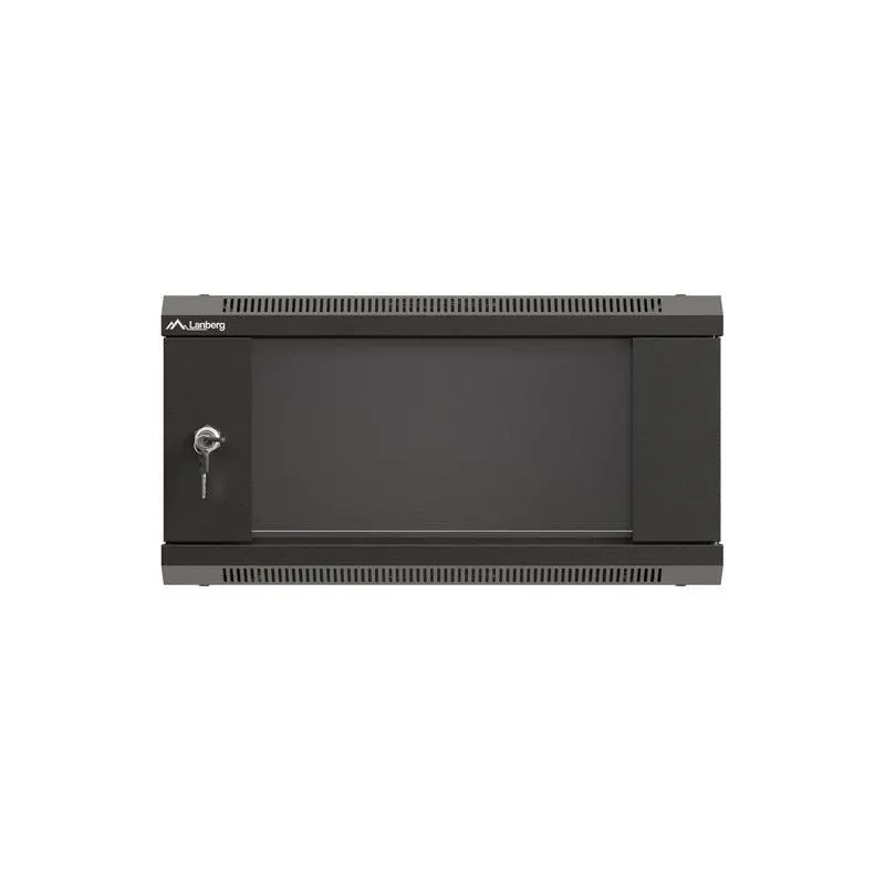 Szafa instalacyjna Rack wisząca 19" 4U 540x350 czarna | PartsPC.pl